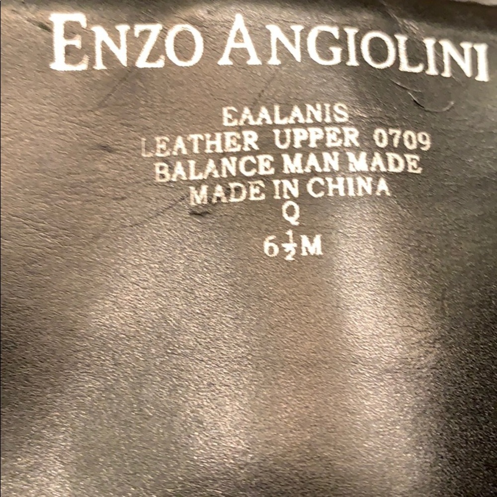 Enzo Angiolini Tall Black Leather Boots - Picture 6 of 7